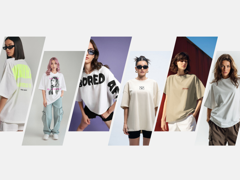 Classic Solid Oversized T-Shirts