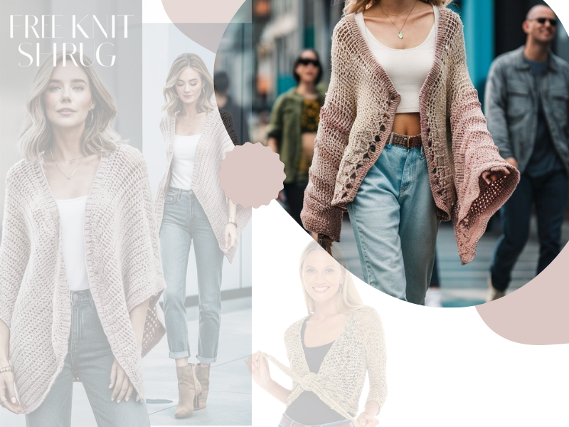 Knitted Shrugs for Winter Layering