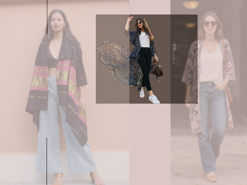 Monochrome Shrug and Straight-Leg Jeans