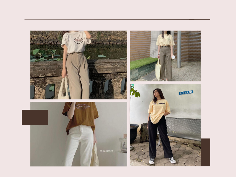 Straight Jeans and Neutral Oversized Tees