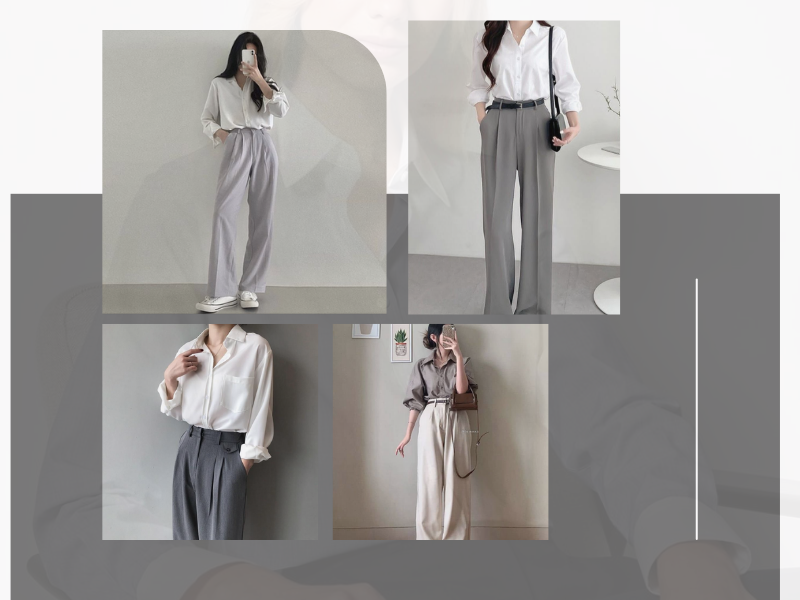Style Formal Shirts with Korean Pants